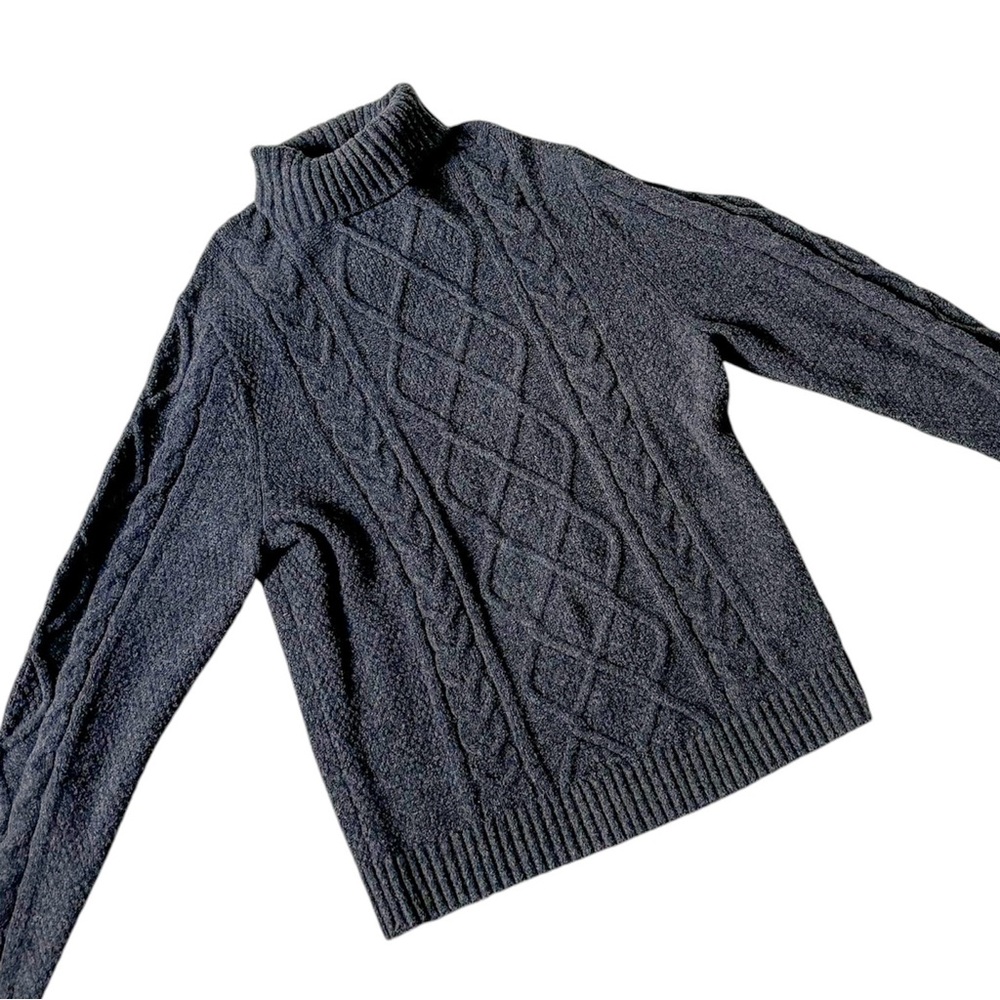 NEW Abercrombie & Fitch Cable Knit Turtleneck Sweater